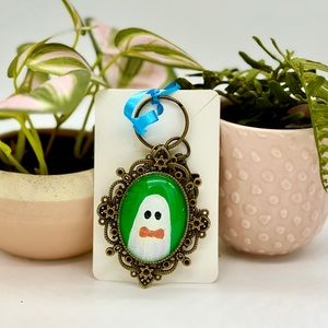 DISCOUNTED Hand-painted Ghostie Keychain